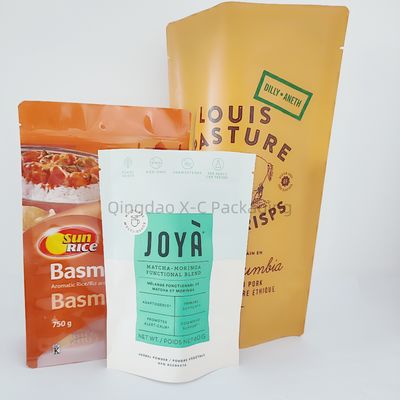 Αγορά Προσαρμόσιμη Stand Up Pouch Compound Ευέλικτη Επαναχρησιμοποιήσιμη Gravure Print Τροφική ποιότητα Safe online manufacture