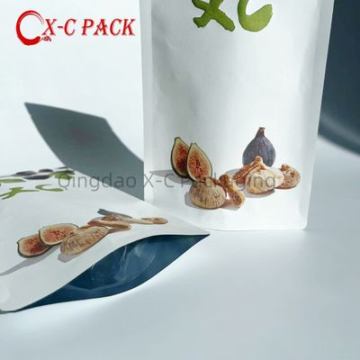 Αγορά Στάσου Zipper Καφέ χαρτί Kraft επανακλειδωτό Ziplock θερμότητα σφραγίζεται Αποθήκευση τροφίμων Doypack συσκευασία τσάντες τσάντα online manufacture